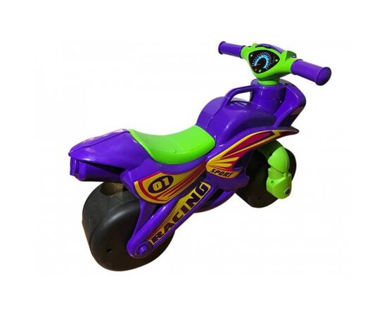 Біговел Active Baby Sport музичний зелено-фіолетовий (0139-016М), зображення 2 Біговел Active Baby Sport музичний зелено-фіолетовий (0139-016М), зображення 2