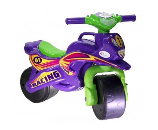 Біговел Active Baby Sport музичний зелено-фіолетовий (0139-016М), зображення 3 Біговел Active Baby Sport музичний зелено-фіолетовий (0139-016М), зображення 3