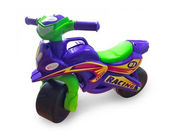 Беговел Active Baby Sport музыкальный зелено-фиолетовый (0139-016М)