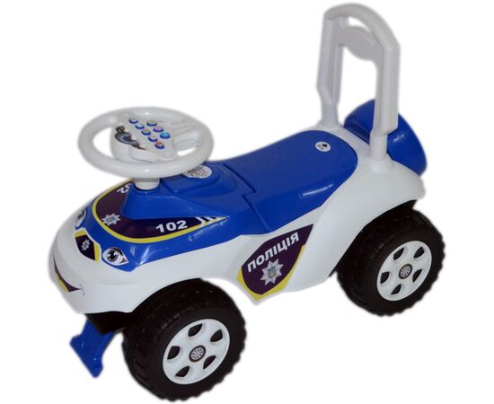 Чудомобиль Active Baby Police музичний біло-синій (013117-0101М)