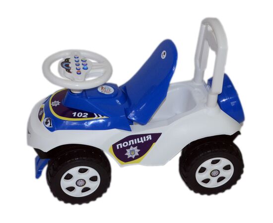 Чудомобиль Active Baby Police біло-синій (013117-0101), изображение 3 Чудомобиль Active Baby Police біло-синій (013117-0101), изображение 3