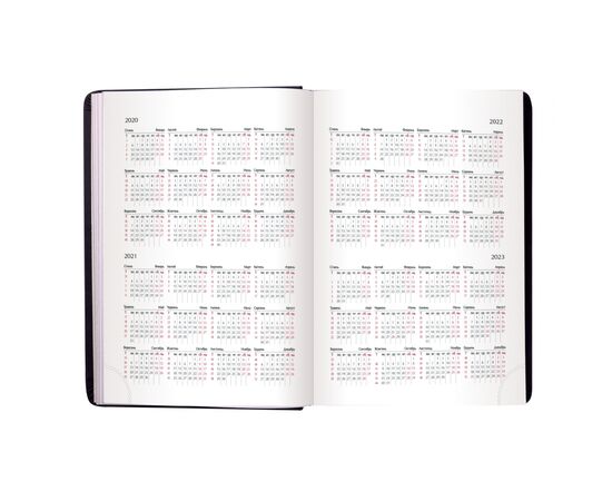 Еженедельник Buromax недатированный Base А4 из бумвинила на 288 страниц Бордовый (BM.2094-13), изображение 7