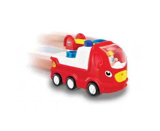 Развивающая игрушка Wow Toys Ernie Fire Engine Пожарная машина (10321), изображение 4 Развивающая игрушка Wow Toys Ernie Fire Engine Пожарная машина (10321), изображение 4