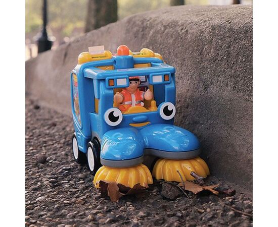 Развивающая игрушка Wow Toys Тайлер машина для уборки улиц (10391), изображение 4 Развивающая игрушка Wow Toys Тайлер машина для уборки улиц (10391), изображение 4