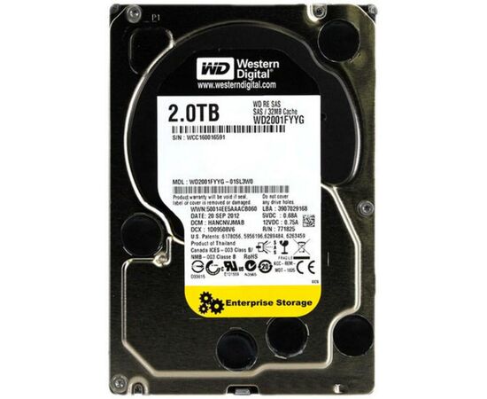 Жорсткий диск для сервера 3.5" 2TB WD (WD2001FYYG)