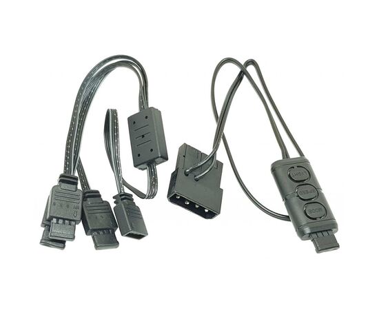 Кабель PcСooler CB+1-to-3 Cable-RGB SET, изображение 2 Кабель PcСooler CB+1-to-3 Cable-RGB SET, изображение 2