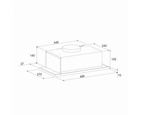 Вытяжка кухонная Eleyus INTO 700 52 BG, изображение 9 Вытяжка кухонная Eleyus INTO 700 52 BG, изображение 9