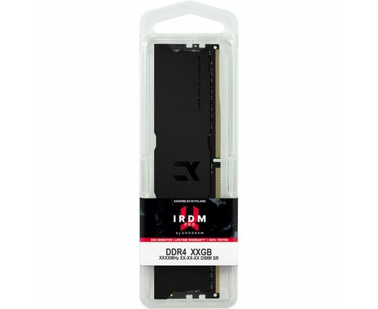 Модуль памяти для компьютера DDR4 8GB 3600 MHz Iridium Pro Deep Black Goodram (IRP-K3600D4V64L18S/8G), изображение 3 Модуль памяти для компьютера DDR4 8GB 3600 MHz Iridium Pro Deep Black Goodram (IRP-K3600D4V64L18S/8G), изображение 3