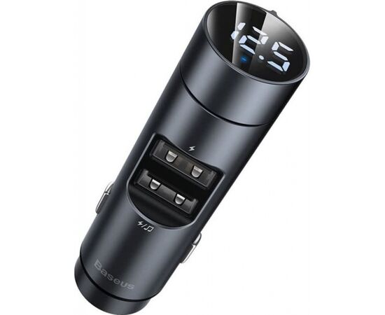 FM модулятор Baseus Energy Column MP3 Dark grey (CCNLZ-C0G), изображение 3 FM модулятор Baseus Energy Column MP3 Dark grey (CCNLZ-C0G), изображение 3