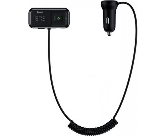 FM модулятор Baseus T typed S-16 MP3 Black (CCTM-E01)
