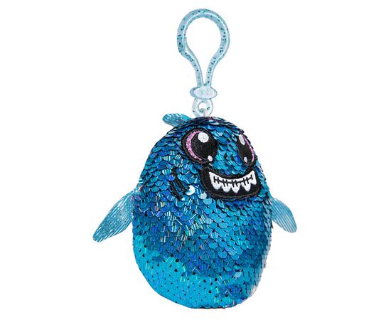 Мягкая игрушка Shimmeez с пайетками S2 Акула Зубастик на клипсе 9 см (SH01052SH), изображение 2 Мягкая игрушка Shimmeez с пайетками S2 Акула Зубастик на клипсе 9 см (SH01052SH), изображение 2