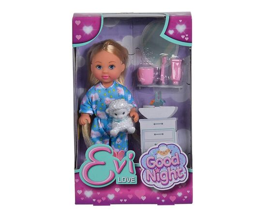 Кукла Simba Эви Вечерняя сказка в пижаме с игрушкой (5733406), изображение 3 Кукла Simba Эви Вечерняя сказка в пижаме с игрушкой (5733406), изображение 3