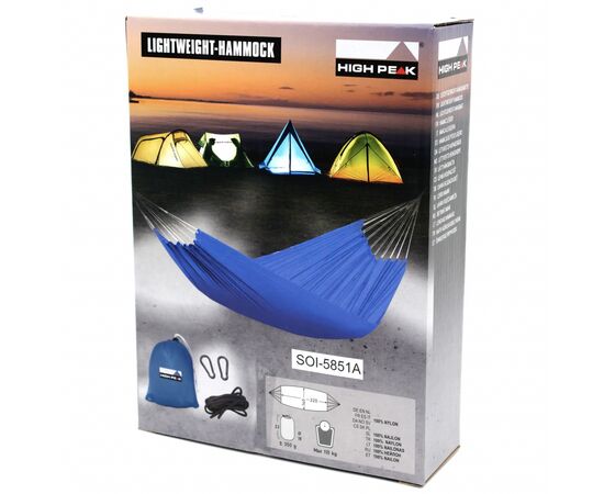 Гамак High Peak Traveller Blue (928992), изображение 3 Гамак High Peak Traveller Blue (928992), изображение 3