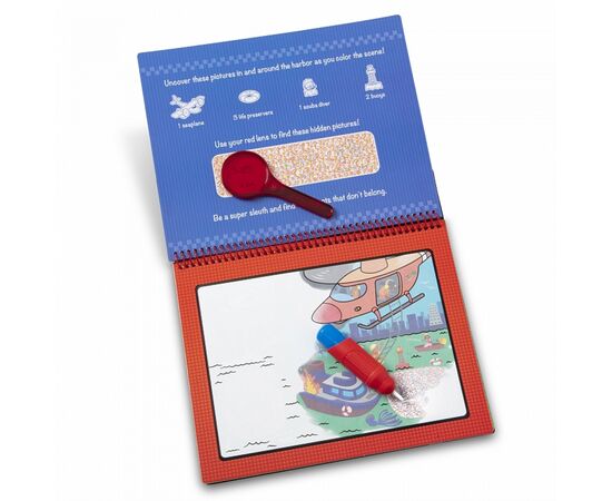 Набір для творчості Melissa&Doug Мега-водна чарівна розмальовка Пригоди (MD30172), зображення 3 Набір для творчості Melissa&Doug Мега-водна чарівна розмальовка Пригоди (MD30172), зображення 3