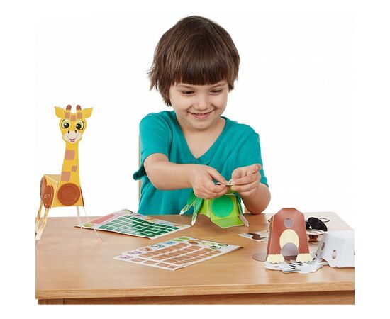Набор для творчества Melissa&Doug Веселые животные Сафари (MD30190), изображение 4 Набор для творчества Melissa&Doug Веселые животные Сафари (MD30190), изображение 4
