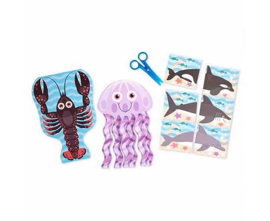 Набор для творчества Melissa&Doug Вырежи сам животных Океана (MD32007), изображение 2 Набор для творчества Melissa&Doug Вырежи сам животных Океана (MD32007), изображение 2