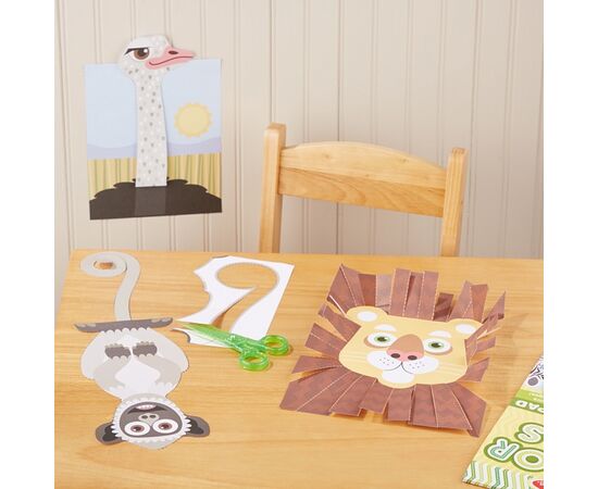 Набор для творчества Melissa&Doug Вырежи сам животных Сафари (MD32006), изображение 4