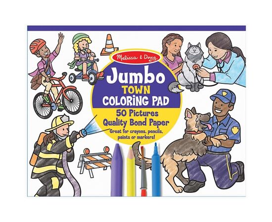 Набір для творчості Melissa&Doug розмальовок Місто (MD30250)
