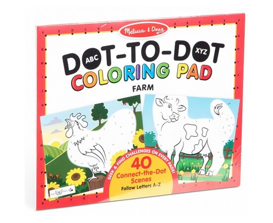 Набор для творчества Melissa&Doug раскрасок по номерам Ферма (MD30260), изображение 6 Набор для творчества Melissa&Doug раскрасок по номерам Ферма (MD30260), изображение 6