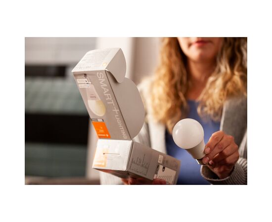 Розумна лампочка Osram LEDSMART+ WiFi A60 9W (806Lm) 2700-6500K E27 (4058075485372), зображення 3 Розумна лампочка Osram LEDSMART+ WiFi A60 9W (806Lm) 2700-6500K E27 (4058075485372), зображення 3