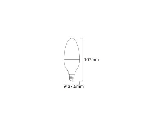 Умная лампочка Osram LEDSMART+ WiFi B40 5W (470Lm) 2700-6500K + RGB E14 (4058075485938), изображение 5 Умная лампочка Osram LEDSMART+ WiFi B40 5W (470Lm) 2700-6500K + RGB E14 (4058075485938), изображение 5