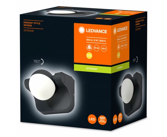 Светильник Osram ENDURA STYLE SPHERE 8w (600Lm) 3000K (4058075216624), изображение 4 Светильник Osram ENDURA STYLE SPHERE 8w (600Lm) 3000K (4058075216624), изображение 4