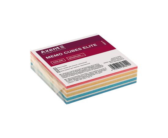 Бумага для заметок Axent проклеенный Elite Color 90х90х20мм (8025-A)