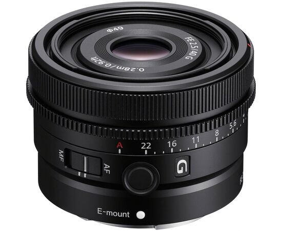 Об'єктив Sony 40mm, f/2.5 G для камер NEX (SEL40F25G.SYX)