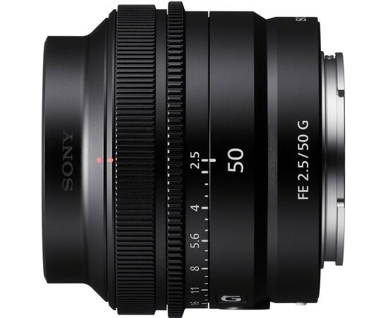 Об'єктив Sony 50mm, f/2.5 G для камер NEX (SEL50F25G.SYX), зображення 4 Об'єктив Sony 50mm, f/2.5 G для камер NEX (SEL50F25G.SYX), зображення 4