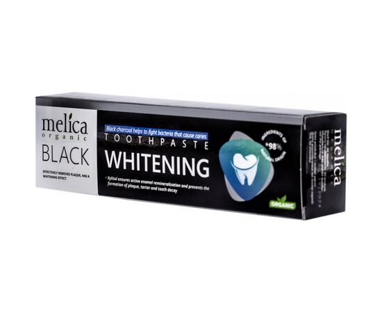 Зубная паста Melica Organic с черным древесным углем 100 мл (4770416003570)