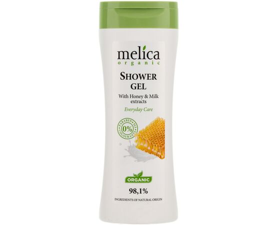Гель для душу Melica Organic з медом і молоком 250 мл (4770416001132)