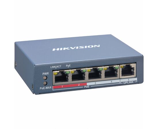 Коммутатор сетевой Hikvision DS-3E1105P-EI, изображение 2 Коммутатор сетевой Hikvision DS-3E1105P-EI, изображение 2