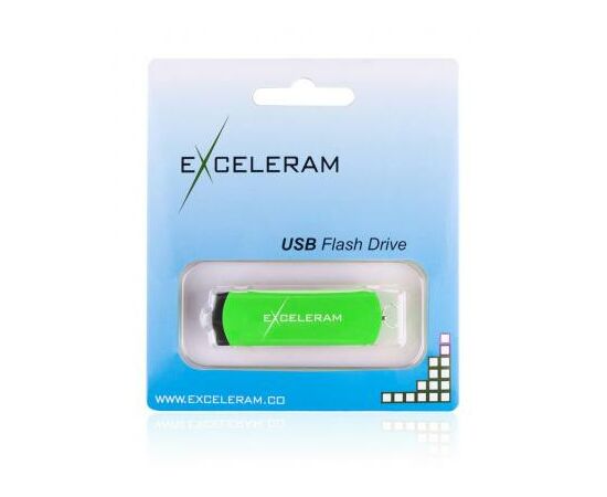 USB флеш накопитель eXceleram 64GB P2 Series Green/Black USB 2.0 (EXP2U2GRB64), изображение 8 USB флеш накопитель eXceleram 64GB P2 Series Green/Black USB 2.0 (EXP2U2GRB64), изображение 8