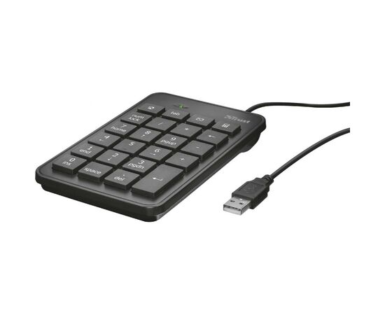 Клавиатура Trust Xalas USb numeric keypad (22221), изображение 3 Клавиатура Trust Xalas USb numeric keypad (22221), изображение 3