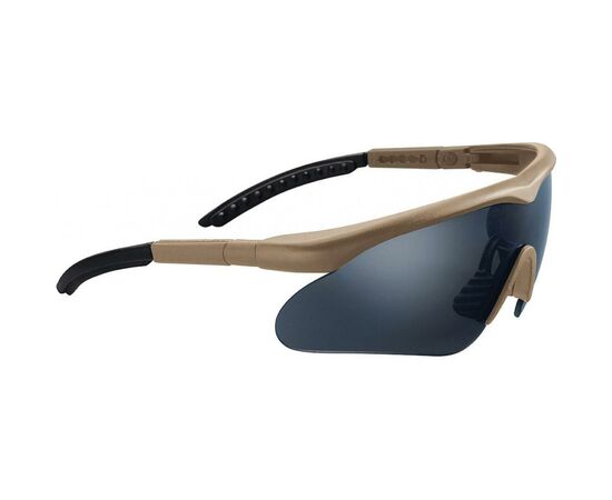 Тактические очки Swiss Eye Raptor баллист., 3 комплекта сменных линз. коричневый (10162)