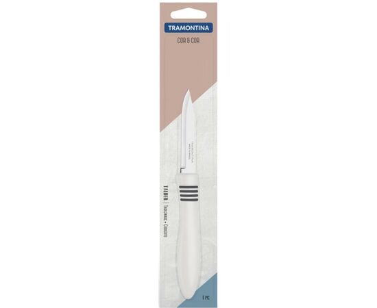 Кухонный нож Tramontina COR & COR для овощей 76 мм White (23461/153), изображение 2 Кухонный нож Tramontina COR & COR для овощей 76 мм White (23461/153), изображение 2