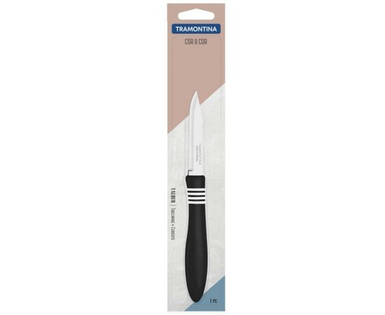 Кухонный нож Tramontina COR & COR для овощей 76 мм Black (23461/103), изображение 2 Кухонный нож Tramontina COR & COR для овощей 76 мм Black (23461/103), изображение 2