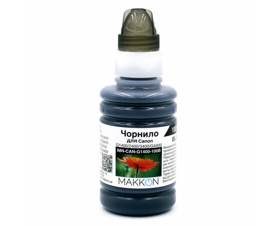 Чернила Makkon для Canon G1400/2400/3400/G4400 100 мл black (IMN-CAN-G1400-100B)