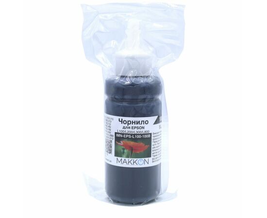 Чернила Makkon для Epson L100/L200/L300/L800 100 мл black (IMN-EPS-L100-100B)