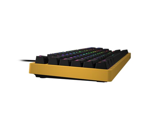 Клавиатура Hator Rockfall EVO TKL Kailh Optical Yellow (HTK-632), изображение 4 Клавиатура Hator Rockfall EVO TKL Kailh Optical Yellow (HTK-632), изображение 4