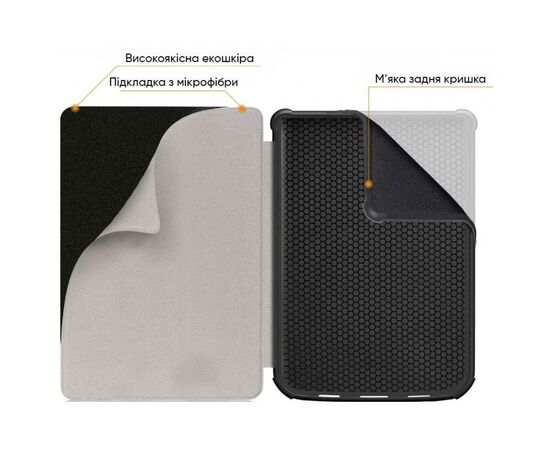 Чехол для электронной книги AirOn Premium PocketBook 606/628/633 (4821784622178), изображение 6 Чехол для электронной книги AirOn Premium PocketBook 606/628/633 (4821784622178), изображение 6