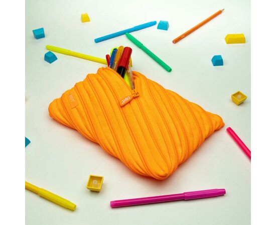 Пенал Zipit Neon Jumbo Crazy Orange (ZTJ-NN-4), изображение 3
