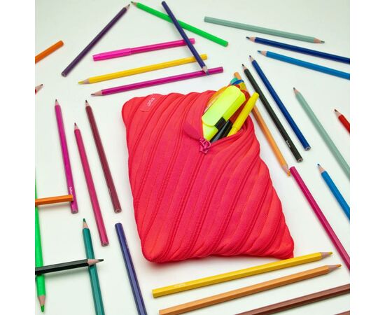Пенал Zipit Neon Jumbo Dazzling Pink (ZTJ-NN-3), изображение 3 Пенал Zipit Neon Jumbo Dazzling Pink (ZTJ-NN-3), изображение 3