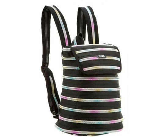 Рюкзак школьный Zipit Zipper Black Rainbow Teeth (ZBPL-10)