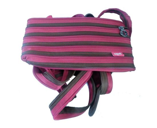 Рюкзак шкільний Zipit Zipper Fuchsia Deep Brown (ZBPL-1), зображення 3 Рюкзак шкільний Zipit Zipper Fuchsia Deep Brown (ZBPL-1), зображення 3