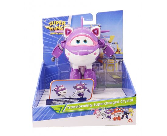 Трансформер Super Wings Transforming-Supercharge Crystal Кристал (EU740263), изображение 4 Трансформер Super Wings Transforming-Supercharge Crystal Кристал (EU740263), изображение 4