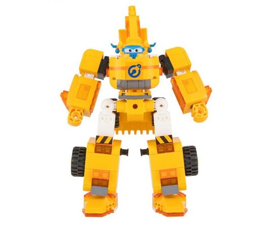Конструктор Super Wings Blocks 2-in-1 Buildable Transforming Vehicle Donnie, Донни (EU385007)