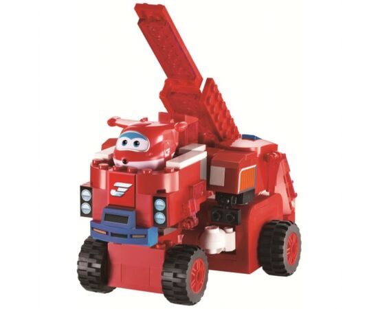 Конструктор Super Wings Blocks 2-in-1 Buildable Transforming Vehicle Jett, Джетт (EU385005), изображение 2 Конструктор Super Wings Blocks 2-in-1 Buildable Transforming Vehicle Jett, Джетт (EU385005), изображение 2