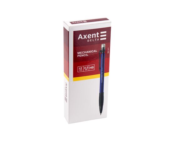 Карандаш механический Delta by Axent HB 0.5 мм 3 цвета корпуса (D2121), изображение 2 Карандаш механический Delta by Axent HB 0.5 мм 3 цвета корпуса (D2121), изображение 2