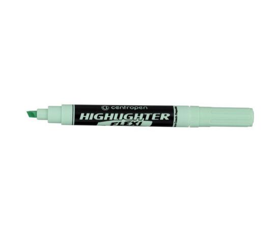 Маркер Centropen Fax Flexi Soft 1-4.6 мм пастельний Зелений (8542/917)